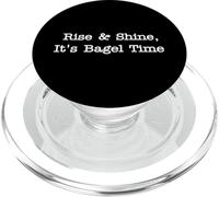 Rise & Shine, c'est l'heure du bagel pour les amateurs de bagels pour le petit déjeuner PopSockets PopGrip pour MagSafe