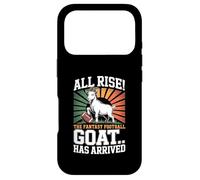 Rise The Fantasy Football Goat Has Arrived Football Fans Coque pour iPhone 17 Pro