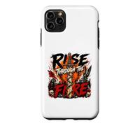 Rise Through The Fire and Angel Skull Musique Heavy Metal Coque pour iPhone 11 Pro Max