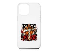 Rise Through The Fire and Angel Skull Musique Heavy Metal Coque pour iPhone 12 Pro Max