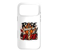 Rise Through The Fire and Angel Skull Musique Heavy Metal Coque pour iPhone 17 Pro Max