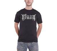 Rise to Remain - T-Shirt # L Black Unisex # Logo [Import]