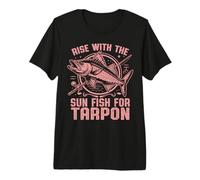 Rise with The Sun Fish for Tarpon T-Shirt Haut de Gamme