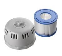 RiseDirectly Support de filtre de type VI de rechange pour Coleman Saluspa, compatible avec les jacuzzis gonflables Bestway et Lay-Z, pièces P6653 P05343, kit d'accessoires de filtre facile à