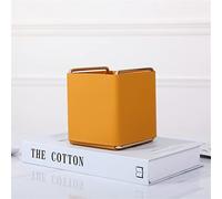 RISEDS Organisateur De Télécommande Boîte de Rangement scandinave en Cuir PU Panier de Rangement for Articles Divers avec télécommande cosmétique de Bureau (Color : Orange, Size : 11x1x12.5cm)