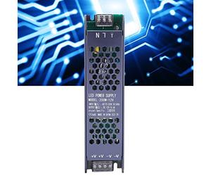 Risegun Alimentation à découpage LED Transformateur de lumière magnétique 200 W AC175-250 V 12 V 16,6 A Longue bande