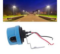 Risegun Capteur de contrôle photo de réverbère, cellule photoélectrique étanche IP65, interrupteur d'éclairage extérieur haute sensibilité, 105-305 V