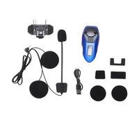 Risegun Casque interphone Casque IP65 étanche Bluetooth Casque Casque avec Partage de Musique AI Assistant sonore pour Le Cyclisme