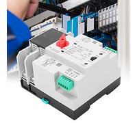 Risegun Commutateur de transfert automatique de puissance, commutateur de transfert automatique, contrôle de distribution sans interruption, 230 V 40 A