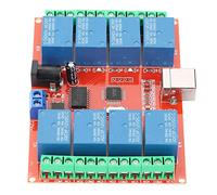 Risegun Contrôleur USB D'ordinateur à 8 Canaux 12V, Module de Relais de Commutateur, Contrôleur Intelligent PC