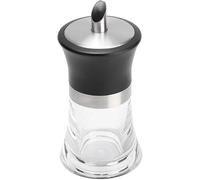 Risegun Distributeur de sucre en acrylique de 100 ml, Distributeur de Sucre, Distributeur de Sucre Moderne Avec Buse en Acier Inoxydable, Convient Pour Stocker Le Sucre Ou Le Sel Dans La Cuisine