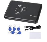 Risegun Lecteur de Carte RFID USB 125Khz Duplicateur Copieur Carte d'identité avec 5 Porte-Clés