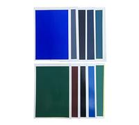 Risegun Lot de 10 feuilles de papier pour gravure laser multicolore, non métallique, papier de gravure laser pour Verre Céramique Pierre Acrylique, pour loisirs créatifs, 27 x 39 cm