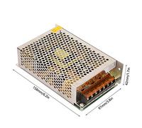 Risegun Moniteur d'alimentation CC - Commutateur LED - Adaptateur d'alimentation - Transformateur 12 V 8,5 A 100 W