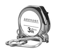Risegun Porte-clés à Ruban à Mesurer, mini mètre ruban de mesure de 3 m, avec porte-clés, Outil de Mesure de Porte-clés à échelle Claire Rétro pour la maison, le bureau