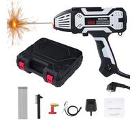 Risegun Soudeur à l'arc 200A DC Portable et Compacte avec Onduleur IGBT - 6 Réglages de Courant, Protection Anti-Surchauffe - Pour Réparation Auto, Bricolage et Soudure Métallique