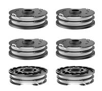 RISELION Bobine de fil pour coupe-bordure pour Parkside LIDL 20-Li C3 A1B2 PRT 550 A1 A3 PRT 300 A1 (6 bobines de fil)