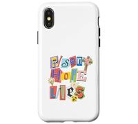 Risen Hope Lives Christian Easter Resurrection Faith Cross Coque pour iPhone X/XS