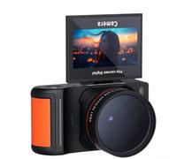 RiseNova Appareil photo numérique 4K Flip Screen WiFi Compact Student Vlog