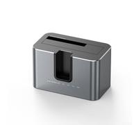 RiseNova Boîtier de disque dur en aluminium pour disque dur SATA M.2 | Prend en charge 2,5/3,5" pour SATA et pour M.2 pour NVME, pour un design polyvalent à double fente, une solution de gestion