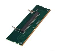 RiseNova Carte adaptateur SO-DIMM vers DIMM pour ordinateur portable DDR3 vers carte mère de bureau, module convertisseur PCB vert pour systèmes Intel
