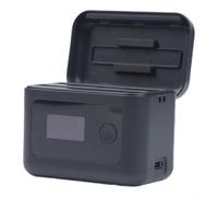 RiseNova Étui de chargement portable pour caméra d'action Insta360 X5 | Boîte de rangement à charge rapide PD3.0 24 W, coque en ABS, accessoire de voyage léger, noir