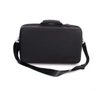 RiseNova Étui rigide portable en EVA pour console PS5 Pro, sac de rangement multifonctionnel avec fermeture éclair, étui de transport résistant aux chocs pour PS5 Slim (noir)