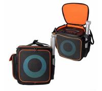 RiseNova For JBL for Partybox for encore 2 Sac de rangement, coque rigide en EVA avec poignée, design de lecture de musique, organisateur de voyage pour haut-parleur (noir)
