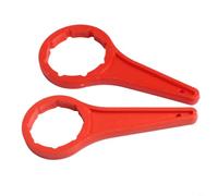 RiseNova Lot de 2 clés ouvre-couvercle en plastique rouge pour fûts de 5 à | Construction en plastique robuste, poignée ergonomique, convient aux fûts de 5 à 30 L, ouverture rapide du couvercle