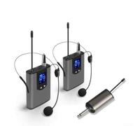 RiseNova Système de microphone cravate sans fil double pour téléphone | Liberté sans fil, double micro, transmission à faible latence, idéal pour les flux en direct, les interviews