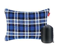 RISEPRO Oreiller de Camping en Plein air léger, Compressible, taies d'oreiller de Voyage en Flanelle, taie d'oreiller Amovible Lavable Camping et randonnée Bleu