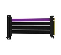 Riser Cable - Câble PCI Express x16 - PCI Express (F) incliné pour PCI Express (M) - PCIe 4.0 - 20 cm - noir, violet
