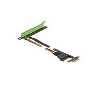 Riser Card PCIe x1 vers slot PCIe x16 avec câble 30 cm et câble d'alimentation SATA