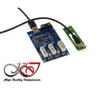 Riser convertisseur M2 (M.2 M Key) vers PCIe 3 ports - mPCIe vers PCIe 2.0 1x