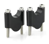 Riser De Guidon Collier De Fixation Pour Guidon De Moto Pour Guzzi V7 2014-2024 V 85 TT 2020-2024 7/8" 22mm Adaptateur De Fixation Pour Guidon De Moto Rehausseurs De Guidon Moto Riser En Alliage(Noir,