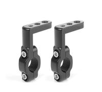 Riser de Guidon Support de montage multifonction pour moto 17 mm 22 Filetage 10 8 6 pour rétroviseurs E-bike Dirt Bike Guidon Riser Montage Pince(2pcs Mount Bracket)