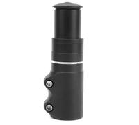 Riser de potence de vélo, rallonge de guidon noir Flexible Texture mate