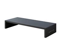 Riser Du Moniteur De Bureau - Organisateur De Support De Ventilation, Étagère À Table Surélevée | Écrasement D'écran D'ordinateur Avec Ports USB, Conception D'inclinaison Ergonomique Pour Imprimante,