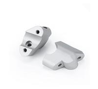 Riser Guidon Moto pour Ducati pour Multistrada pour V4 Adaptateur D'extension De Barre De Poignée Rehausseurs De Guidon Accessoires D'augmentation De Pince Élévateurs Guidon(Couleur:Argent)