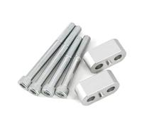 Riser Guidon Pour Tiger 900 GT Pour Pro Pour Rallye Pour Pro 2020 2021 Moto Guidon Risers Pince Montage Montage Riser CNC(Silver)