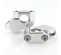 Riser Guidon Pour WR450F 2003 2004 2005 22mm 7/8 "Risers Montage Barre Poignée Moto Étendre Le Décalage Déplacé(Silver)