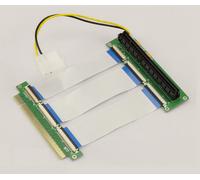 Riser PCI Express 1 port PCIe 16x - Nappes FPC haute qualité Reprise d'alimentation Nappes fournies 10 et 30cm Reprise d'alimentation Nappes fournies 10 et 30cm