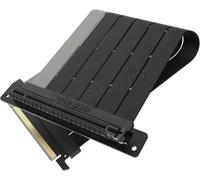 Cooler Master MasterAccessory Câble Riser PCIe 4.0 x16 300mm V2 - Câble TPE Ultra-Flexible avec protection EMI, Slots PCI Renforcés, Connecteurs Plaqués Or, Boîtier de Protection ABS - Noir