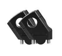 Riser Rehausseur Guidon pour CBF500 pour CBF600 pour CBF1000 Guidon Moto 3 Couleurs Support Guidon Pince Serrage 28 Mm 22 Mm Pontet Guidon(22mm Black)