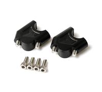 Risere Guidon Compatible Avec Benelli Pour TNT250 TRK502 Extension De Tige De Guidon De Moto Kit De Serrage De Support De Montage De Support De Guidon De Moto(Black)