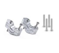Risere Guidon Compatible Avec Pour R1300GS Clips Levage Guidon Moto Accessoires Augmenter La Hauteur De Moto Supports D'extension De Rehausseur De Guidon(Silver)