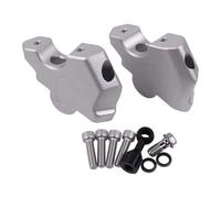 Risere Guidon Compatible Avec Pour R1300GS Pour Adventure 2023-2025 Clip De Montage Pour Guidon De Moto Riser De Guidon Réglable Tige De Guidon De Moto(Silver)