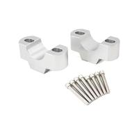 Risere Guidon Compatible Avec Triumph Pour Trident Pour 660 2021 Modèles Ultérieurs Rallonge De Guidon De Moto, Le Guidon Réglable Augmente La Hauteur De 20 Mm(Silver)