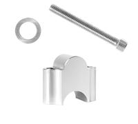 Risere Guidon Compatible Avec Yamaha Pour WR250F 2015-2017 WR400F 2016-2017 WR426 2016-2017 28 Mm 22 Mm Tiges De Guidon De Moto Accessoires Rallonges De Guidon(Silver,28mm)