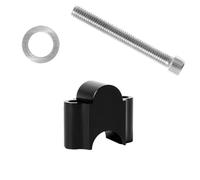 Risere Guidon Compatible Avec Yamaha Pour YZ400F 450F 2014-2017 YZ450FX 2016-2017 WR250F 2007-2009 28mm 22mm Clip Montage Pour Accessoire Moto Guidon Réglable(Black,28mm)